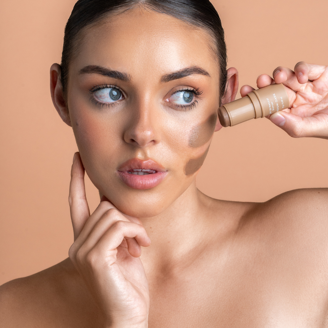 SPF 50 Natural Bronzer: Medium-Dark